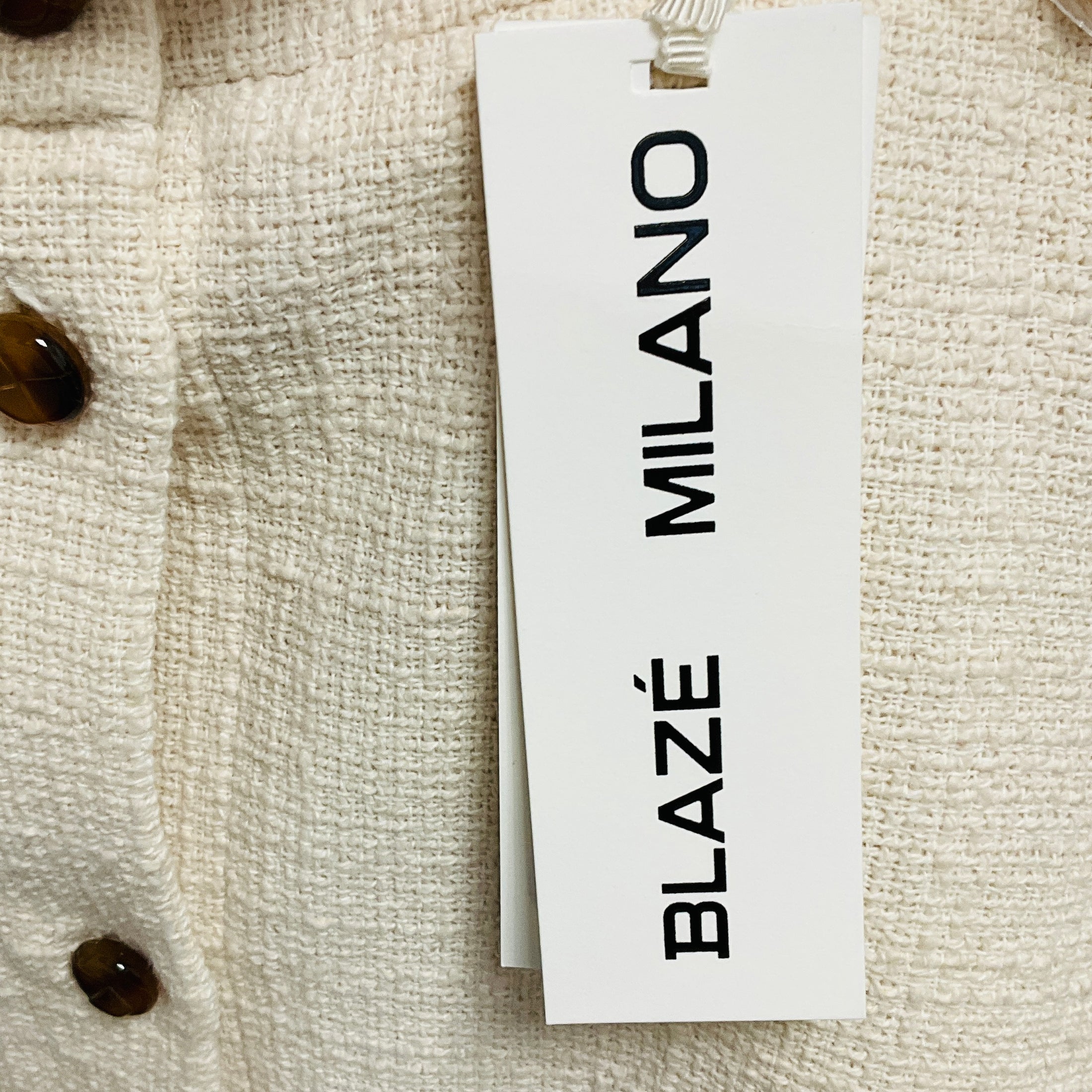 Blaze Milano Cream Missy Appaloosa Mini Skirt