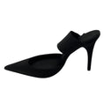 Load image into Gallery viewer, Bruno Frisoni Black Elastic Band Satin Mules
