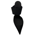 Load image into Gallery viewer, Bruno Frisoni Black Elastic Band Satin Mules
