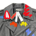 Load image into Gallery viewer, Alice + Olivia x Tom Wasselmann Black Leather Natural Beauty Moto Jacket
