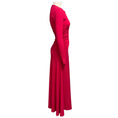 Load image into Gallery viewer, ME+EM Hibiscus Pink Textured Jersey Ruched Maxi Dress
