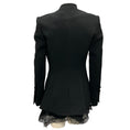 Load image into Gallery viewer, Jonathan Simkhai Black Signature Basque Collarless Blazer Jacket
