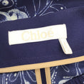 Load image into Gallery viewer, Chloe Blue / Beige Floral Printed Crepe Pants
