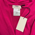 Load image into Gallery viewer, Fuzzi Magenta Ruched V Neck Sleeveless Dress
