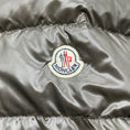 Load image into Gallery viewer, Moncler Olive Glossy Puffer Jacket with Racoon Trimmed Hood
