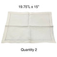 Load image into Gallery viewer, Hermes Ecru H Cut Out Patterned Linen Breakfast Napkins with Box (Assortment / Set of 7)
