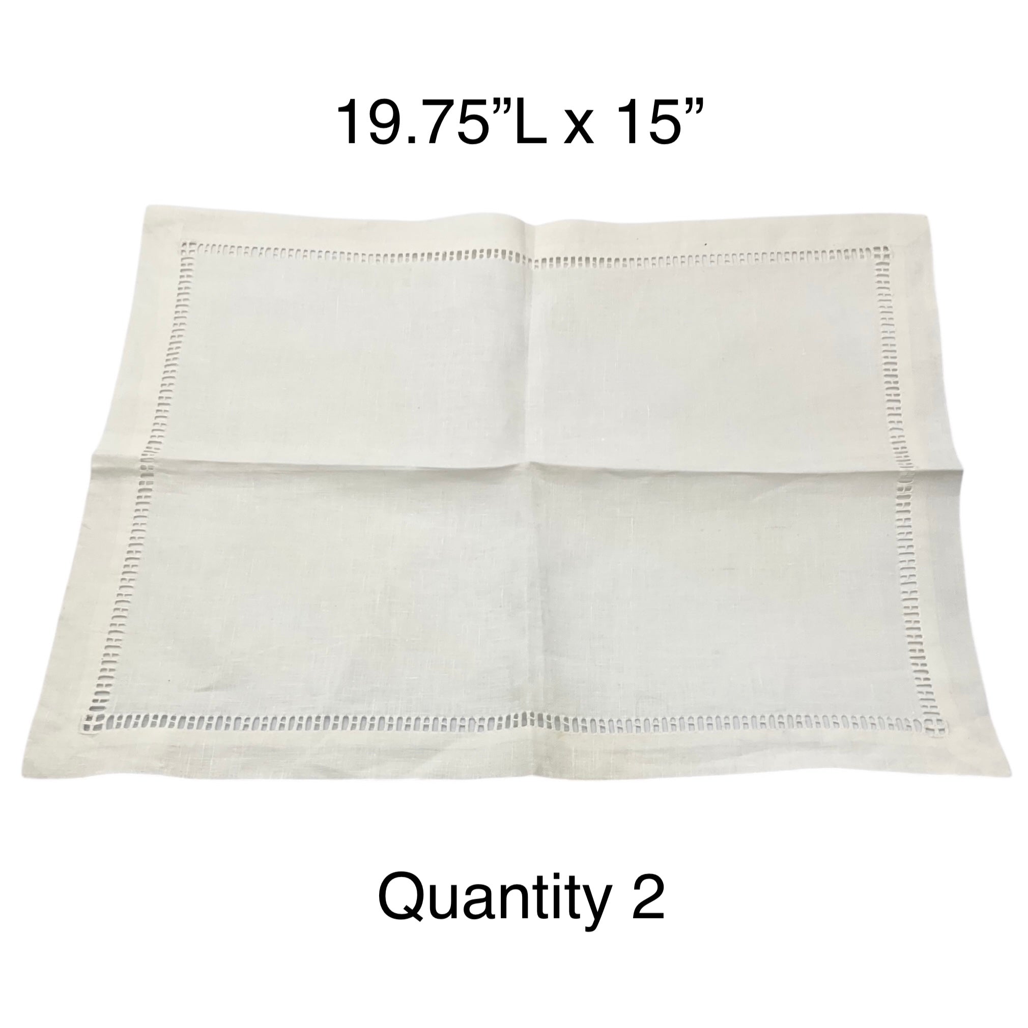 Hermes Ecru H Cut Out Patterned Linen Breakfast Napkins with Box (Assortment / Set of 7)