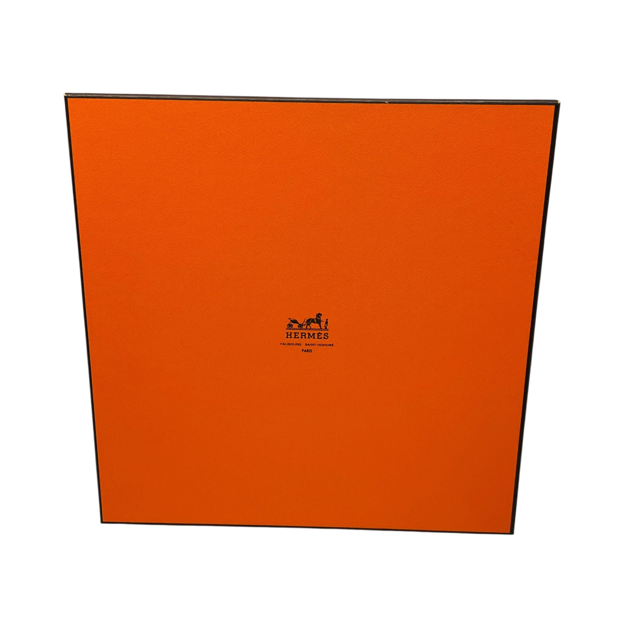 Hermes Ecru H Cut Out Patterned Linen Breakfast Napkins with Box (Assortment / Set of 7)