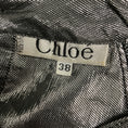 Load image into Gallery viewer, Chloe Vintage Silver Metallic Pleated Silk Blouse
