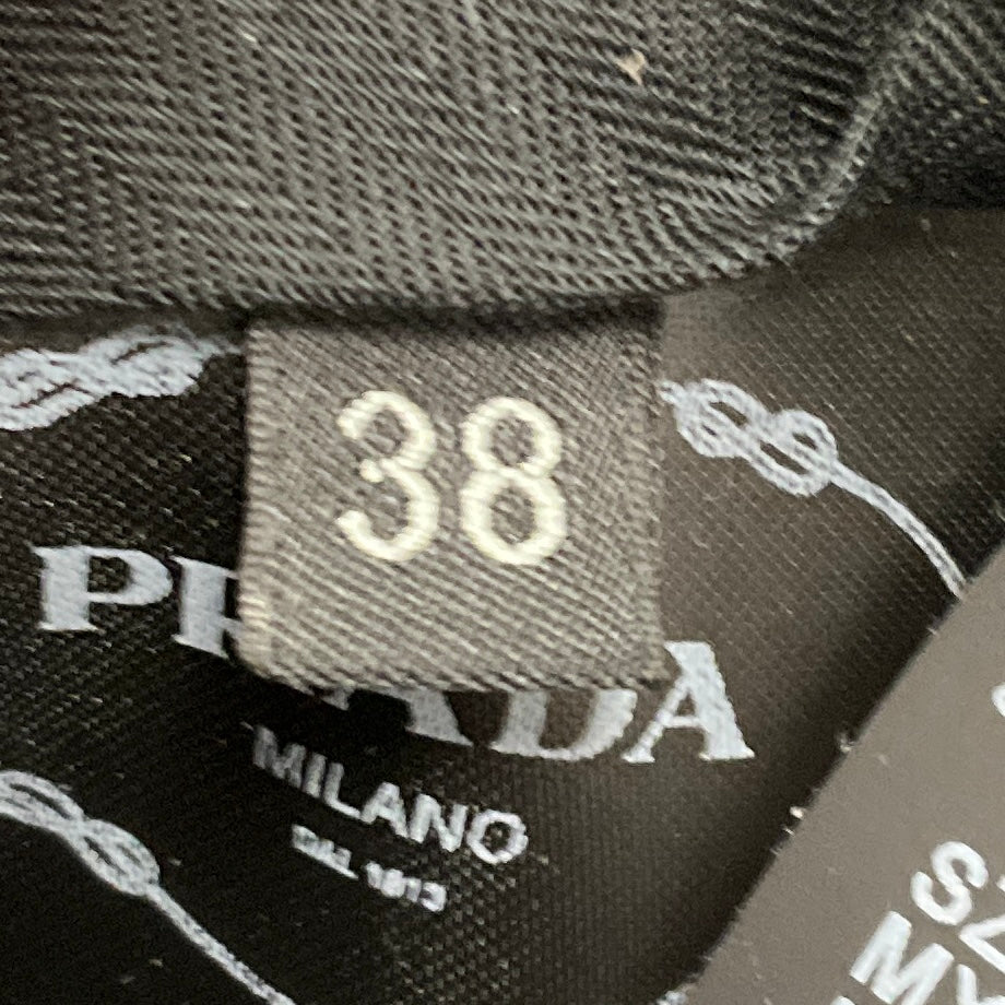 Prada Navy Blue Wool Gabardine Bermuda Shorts