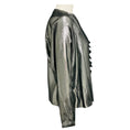 Load image into Gallery viewer, Chloe Vintage Silver Metallic Pleated Silk Blouse
