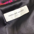 Load image into Gallery viewer, Dries van Noten Fuchsia / Red Multi Belted Jacquard Jacket
