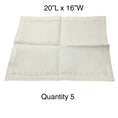Load image into Gallery viewer, Hermes Ecru H Cut Out Patterned Linen Breakfast Napkins with Box (Assortment / Set of 7)
