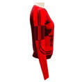 Load image into Gallery viewer, Hermes Red / Burgundy Brides de Gala Cashmere Knit Crewneck Pullover Sweater
