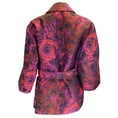 Load image into Gallery viewer, Dries van Noten Fuchsia / Red Multi Belted Jacquard Jacket
