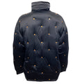 Load image into Gallery viewer, Loewe Vintage Navy Blue / Gold Studded Silk Satin Bomber Jacket
