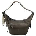 Load image into Gallery viewer, Henry Beguelin Dark Grey Medium Ilenia Old Iron Leather Shoulder Bag
