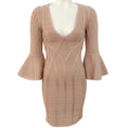 Load image into Gallery viewer, Herve Leger Dune Yasmin Bell Sleeve Dress
