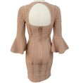 Load image into Gallery viewer, Herve Leger Dune Yasmin Bell Sleeve Dress
