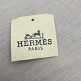 Load image into Gallery viewer, Hermes Beige H Embroidered Linen Napkins with Box (Assortment / Set of 2)
