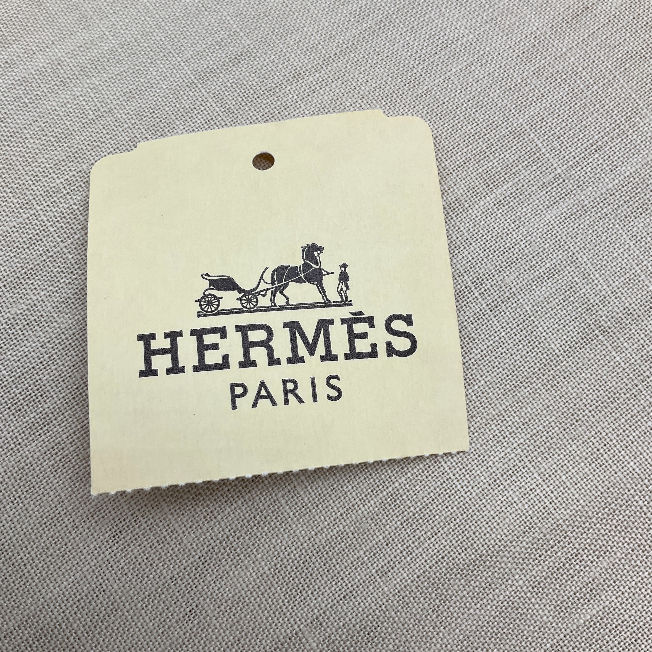 Hermes Beige H Embroidered Linen Napkins with Box (Assortment / Set of 2)