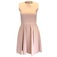 Load image into Gallery viewer, Christian Dior Blush Pink Sleeveless Pleated Wool Dress
