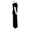 Load image into Gallery viewer, Toteme Black Off Shoulder Rib Knit Dress
