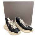 Load image into Gallery viewer, Rick Owens Black / Milk Leather Geth Runner Sneakers
