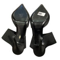 Load image into Gallery viewer, Bruno Frisoni Black Elastic Band Satin Mules
