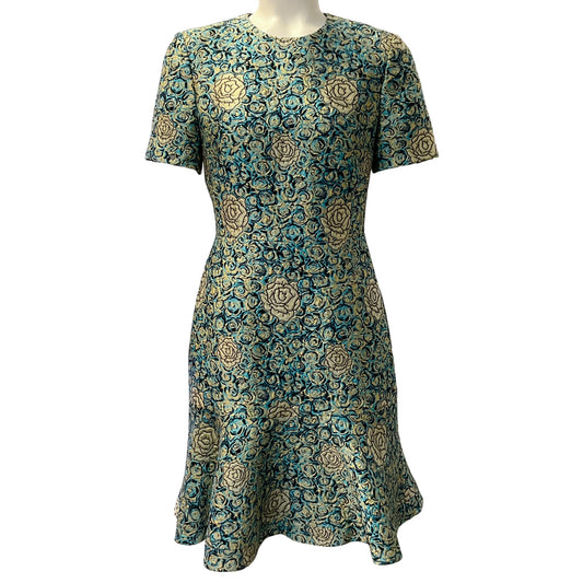 Saloni Callaina Rose Brocade Min-D Dress
