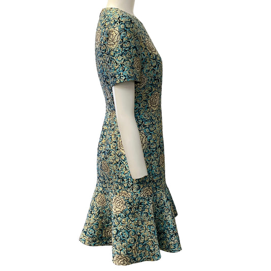 Saloni Callaina Rose Brocade Min-D Dress