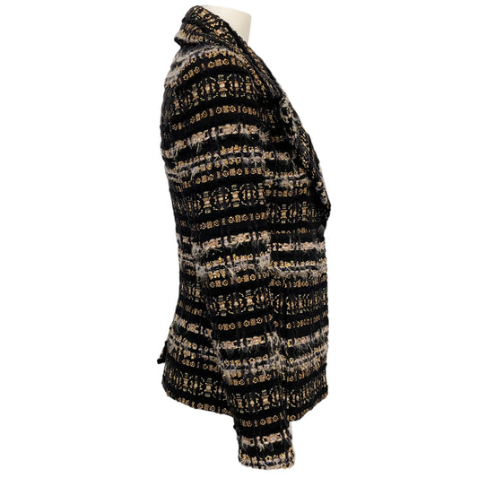 Smythe Black / Gold Metallic Boucle Blazer