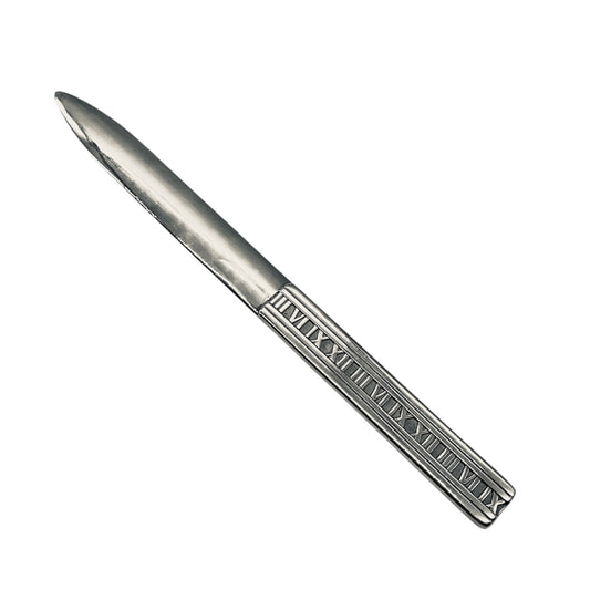 Tiffany & Co. Sterling Silver Atlas Roman Numeral Letter Opener