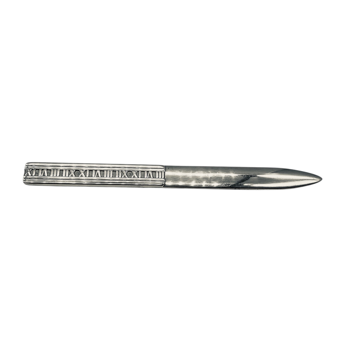 Tiffany & Co. Sterling Silver Atlas Roman Numeral Letter Opener