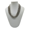 Load image into Gallery viewer, Tiffany & Co. Sterling Silver Beaded Multi Strand Torsade Collar Necklace
