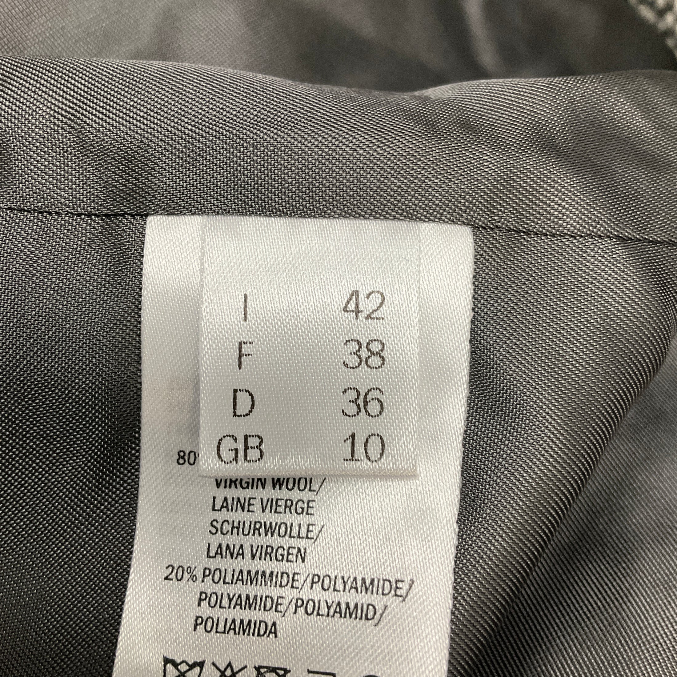 Antonelli Firenze Grey Fabriano Gilet Long Tweed Vest