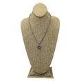 Load image into Gallery viewer, David Yurman Sterling Silver Albion Pendant Necklace with Prasiolite and Diamonds
