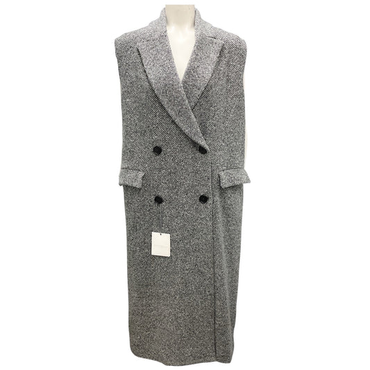 Antonelli Firenze Grey Fabriano Gilet Long Tweed Vest