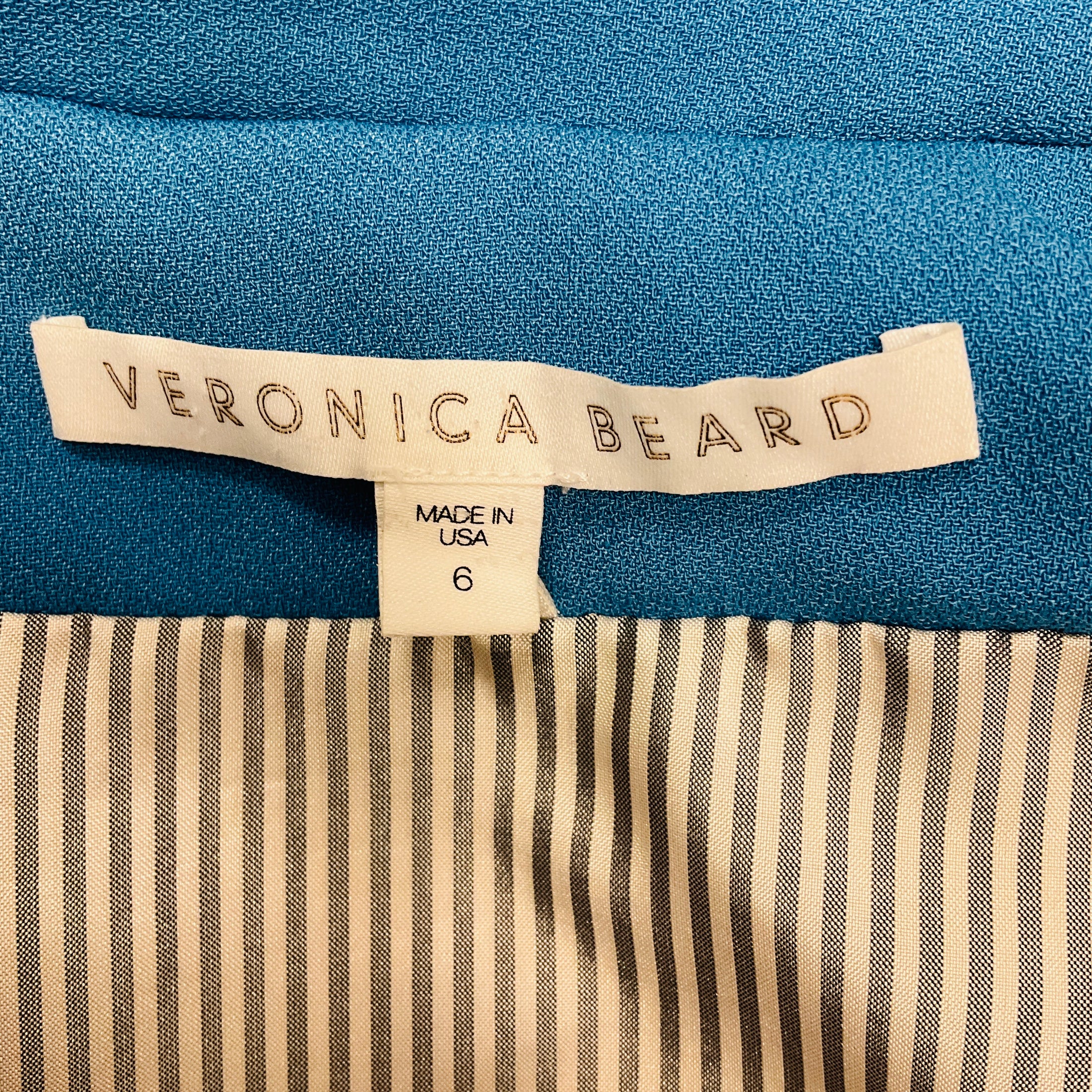 Veronica Beard Sky Blue Graham Dickey Jacket