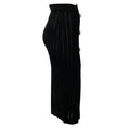 Load image into Gallery viewer, Balmain Black Cable Knit Midi Skirt with Gold Buttons
