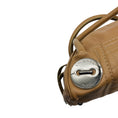 Load image into Gallery viewer, Chanel RARE Tan Button Dome Caviar Leather Small Satchel Handbag
