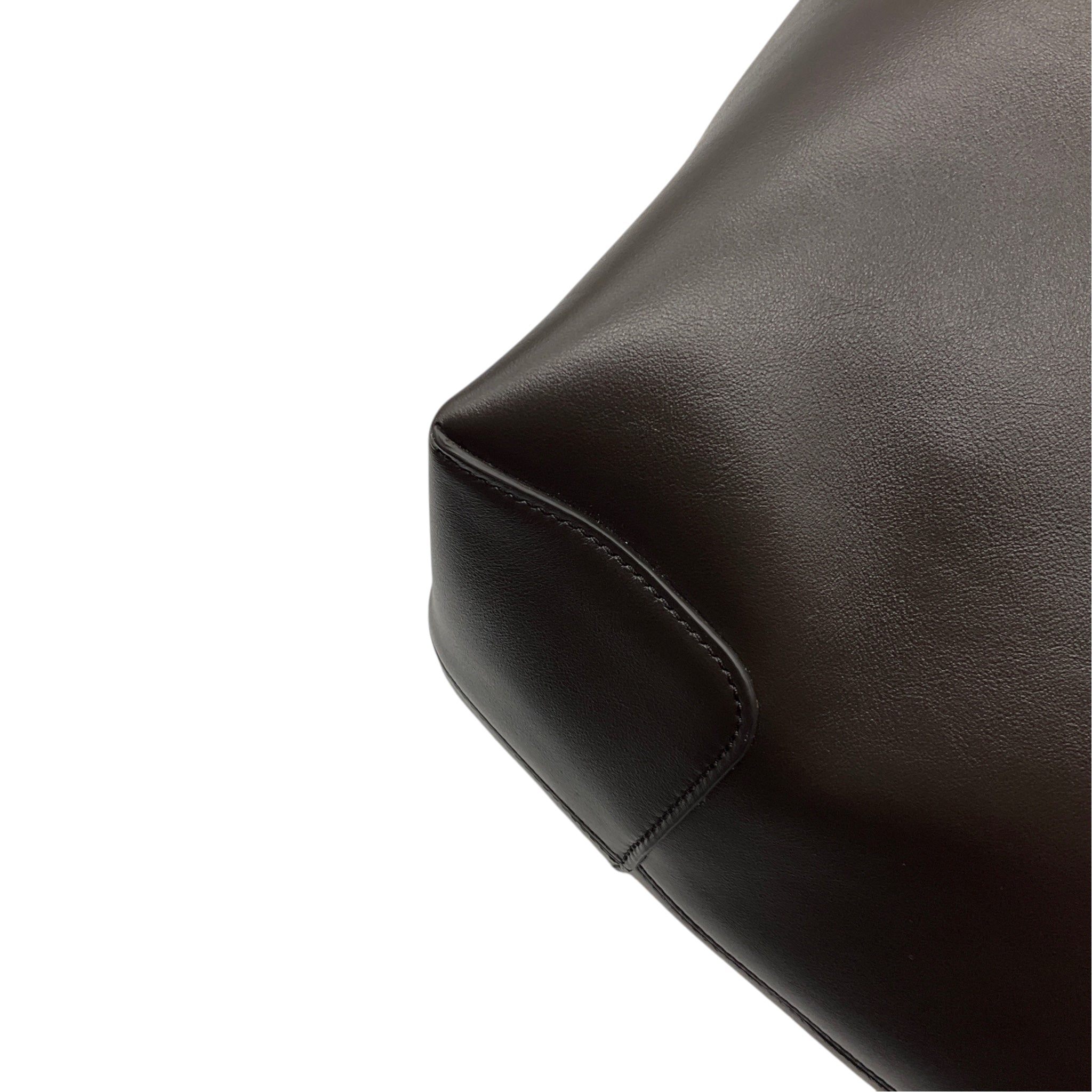 Tod's Brown Genuine Leather Di Bag Folio Tote Handbag