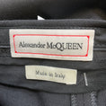 Load image into Gallery viewer, Alexander McQueen Black 2023 Zipper Detail Cigarette Pants
