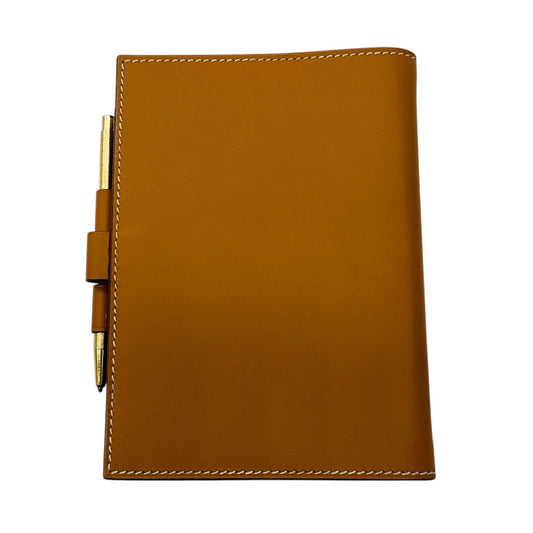 Hermes Tan Leather Agenda