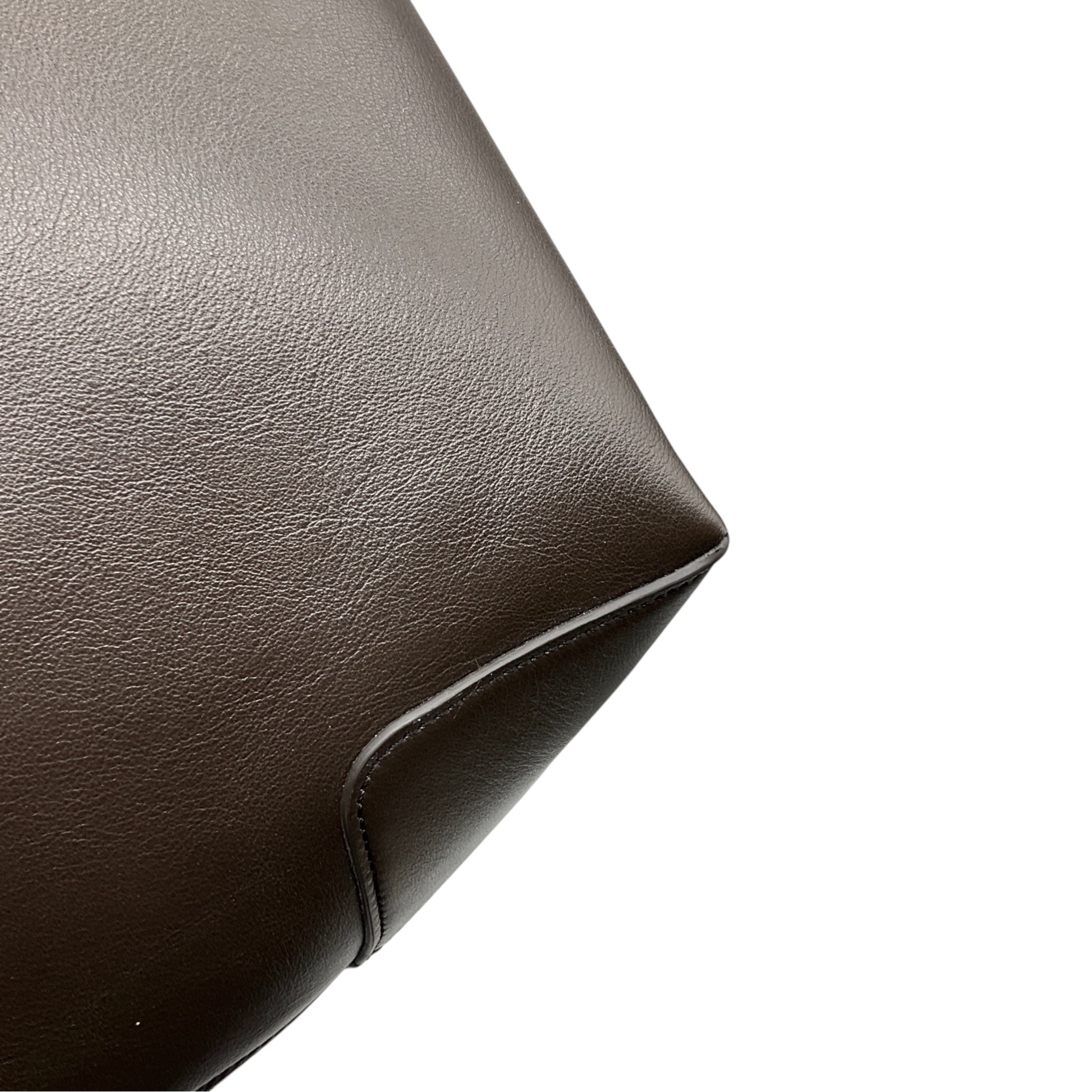 Tod's Brown Genuine Leather Di Bag Folio Tote Handbag