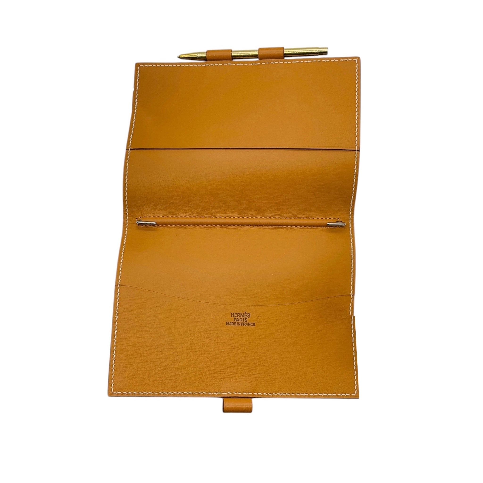 Hermes Tan Leather Agenda