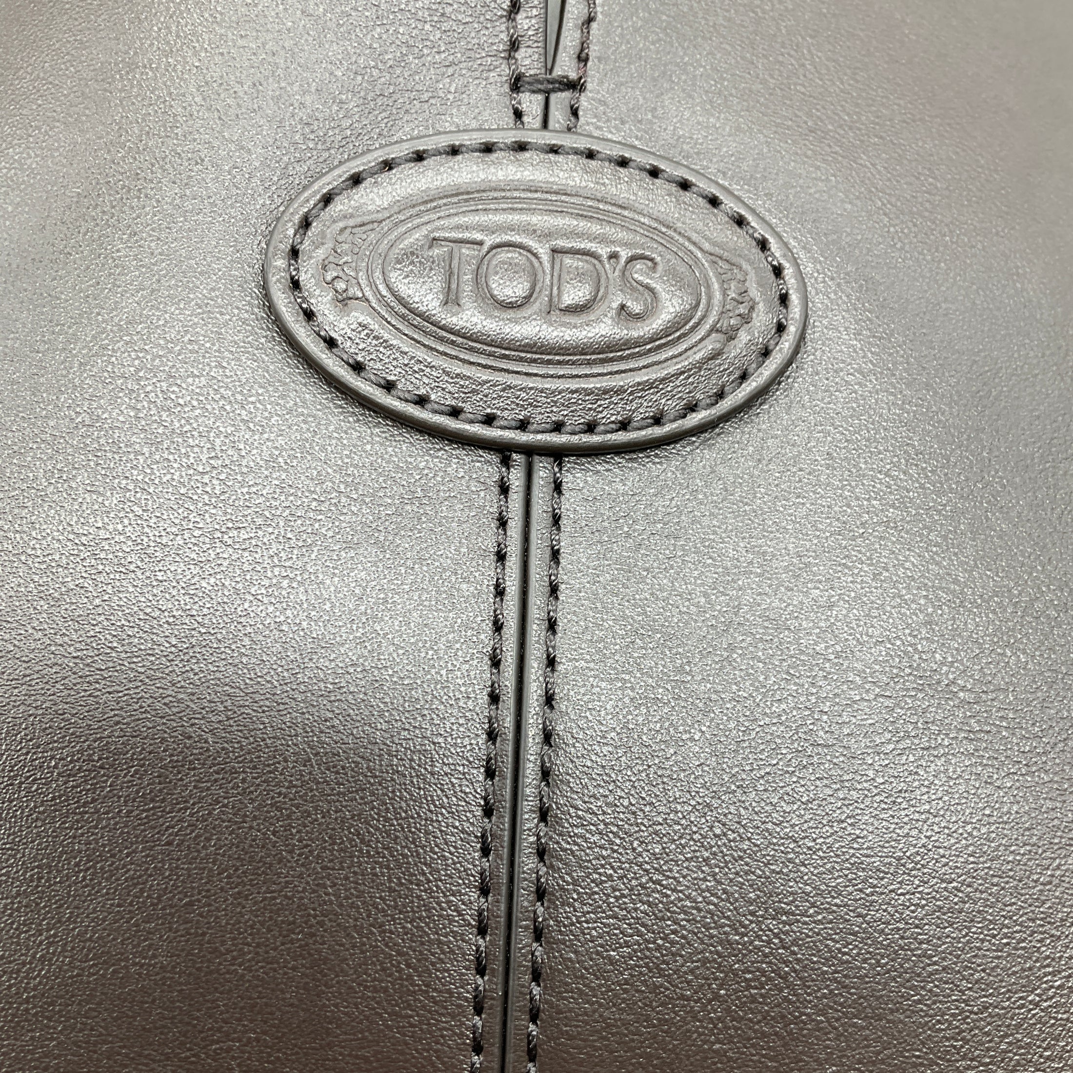Tod's Brown Genuine Leather Di Bag Folio Tote Handbag