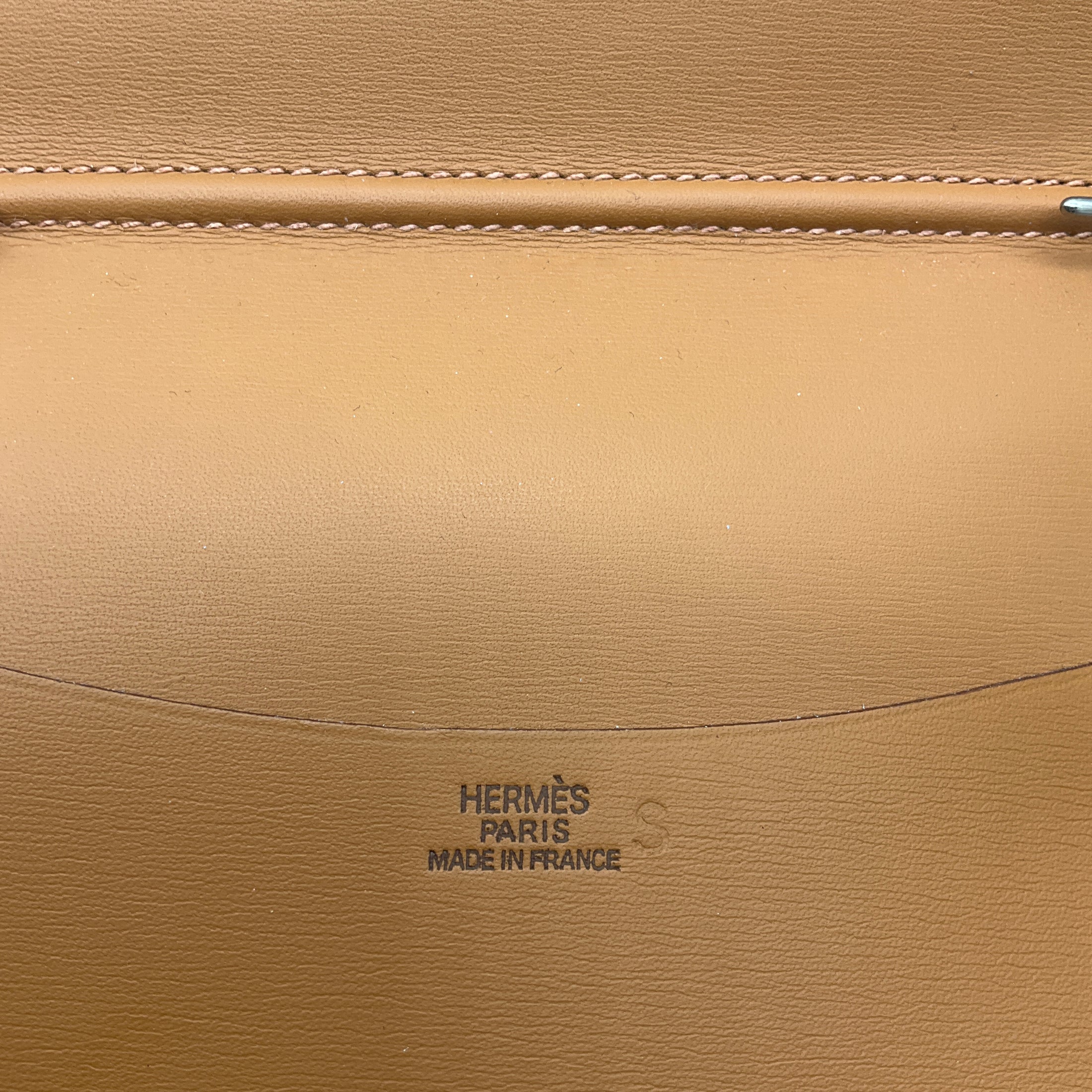 Hermes Tan Leather Agenda