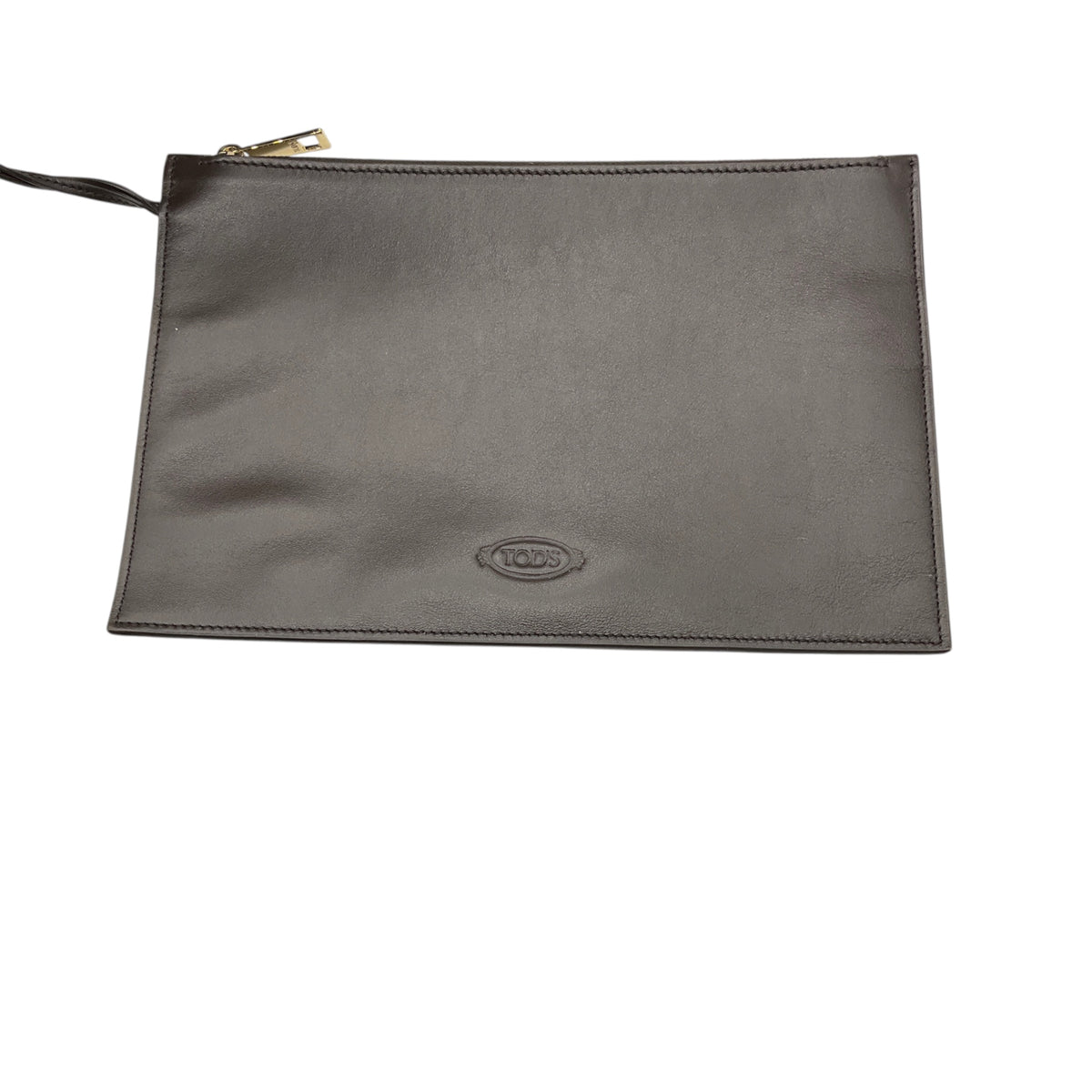 Tod's Brown Genuine Leather Di Bag Folio Tote Handbag