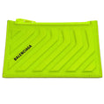 Load image into Gallery viewer, Balenciaga Neon Green Leather Card / Coin Case
